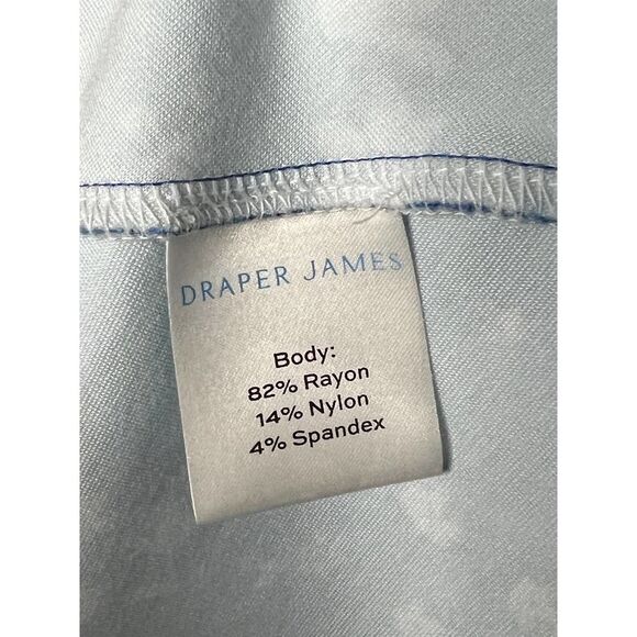 DRAPER JAMES FIT & FLARE GRACELAND BLUE FLORAL LOVE CIRCLE COLLECTION DRESS - Picture 8 of 8